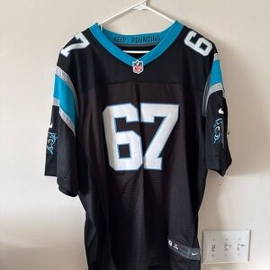 Nike Black and Blue Men's Jersey
